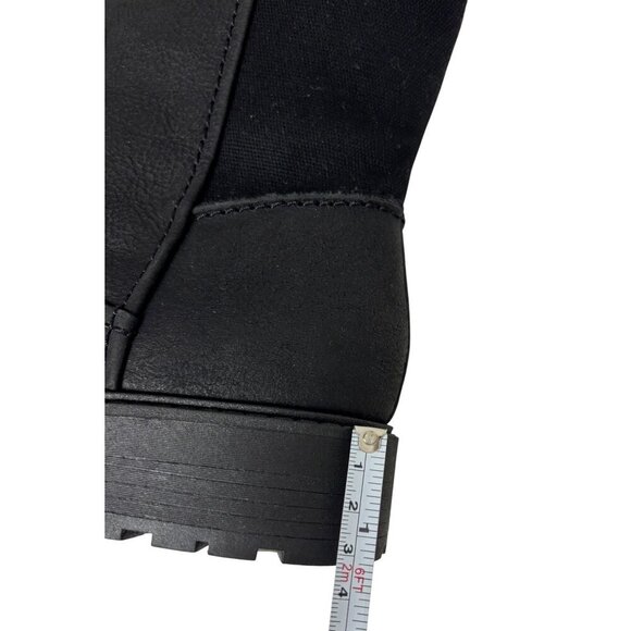 CLARKS / Opal Glow / Black / Leather / Zipper / Knee High / Size 9.5M - Picture 9 of 10